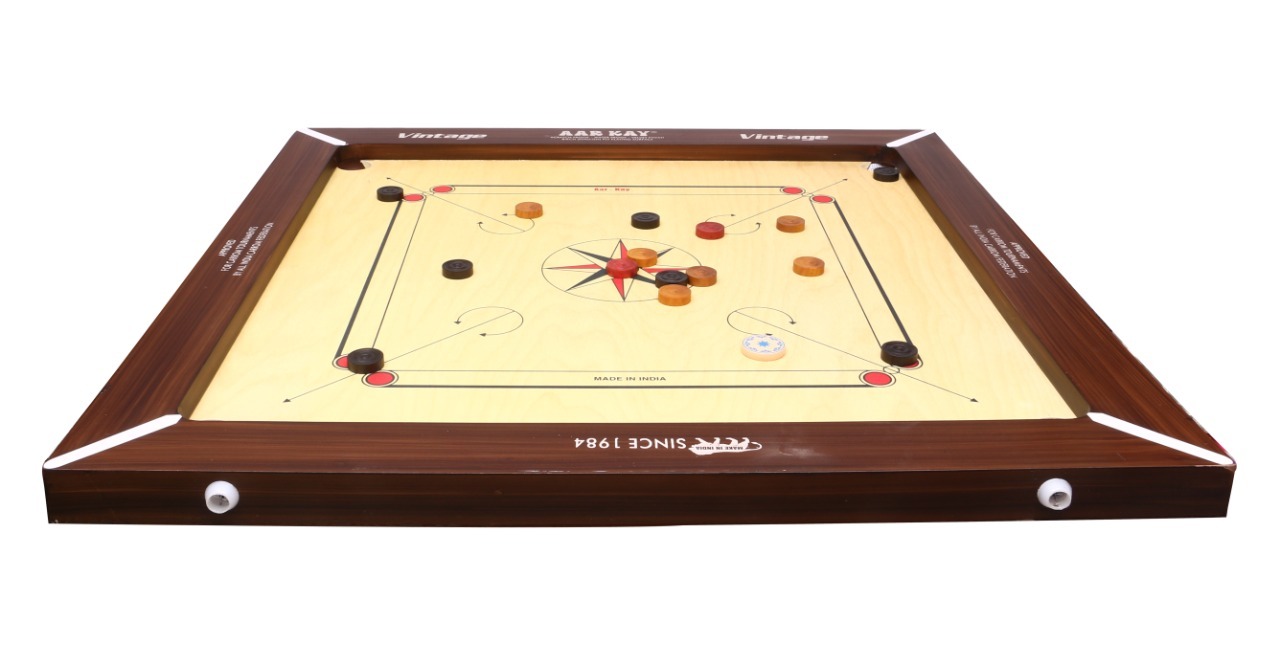 Kd Aar Kay Carrom Board Champion Bulldog Jumbo Vintage Plywood