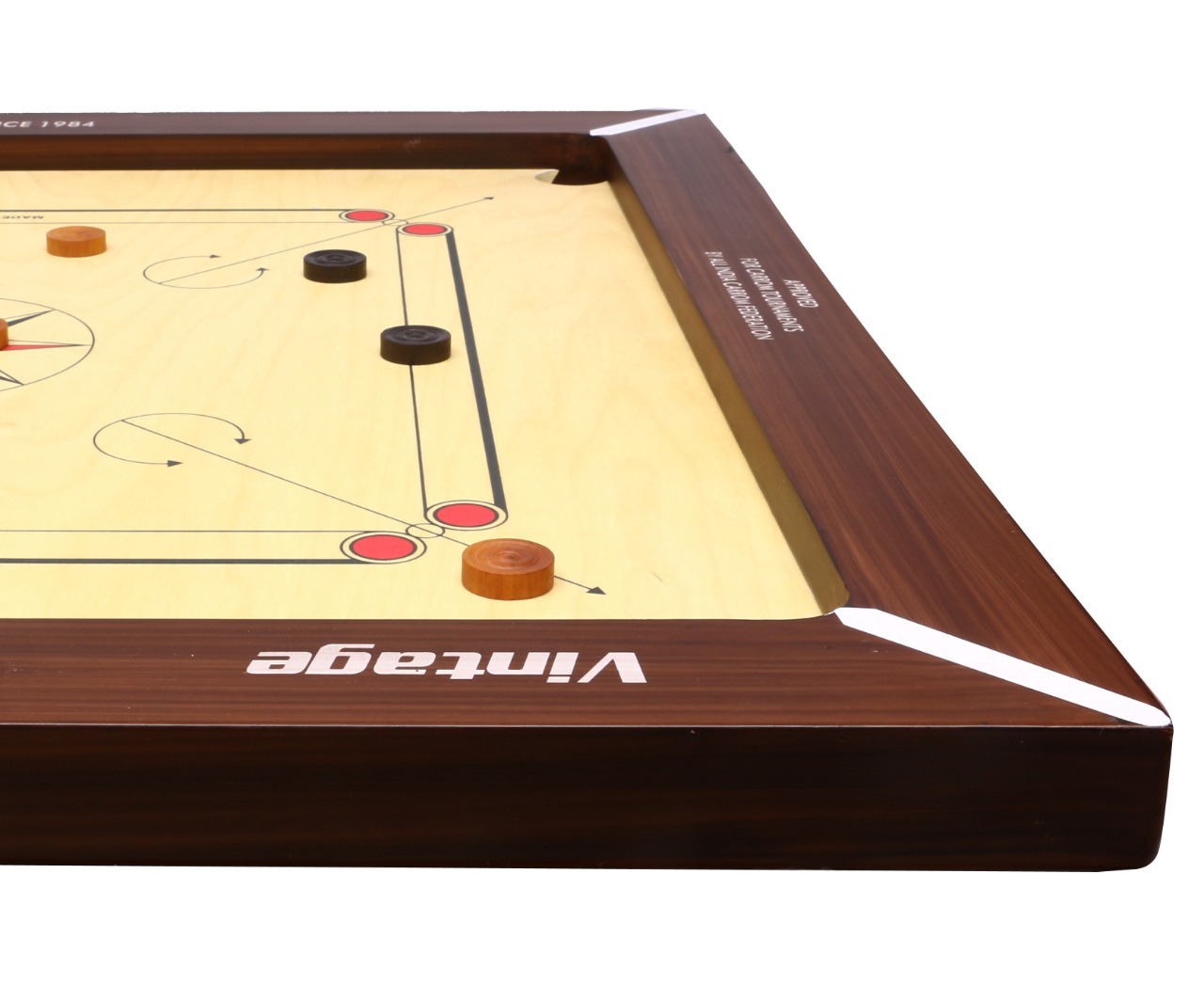 Kd Aar Kay Carrom Board Champion Bulldog Jumbo Vintage Plywood