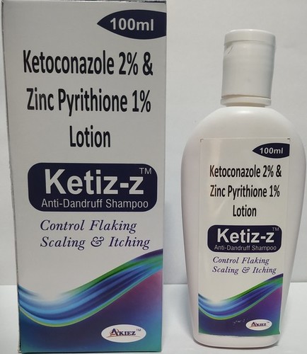 Ketoconazole Zinc Pyrithione Lotion Anti Dandruff Shampoo