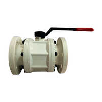 Flanged 3pc PP Ball Valve