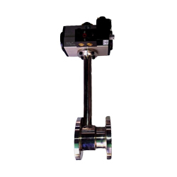 1 pc Flanged Flush Botom Extended Spindle Pneumatic Ball Valve