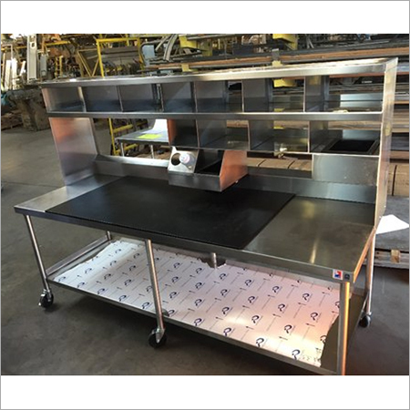 Stainless Steel Pizza Cutting Table