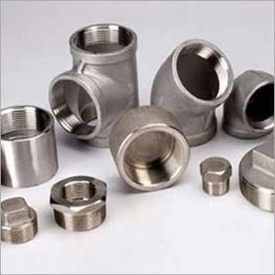 Silver Nickel Alloy Threaded Forged Fitting