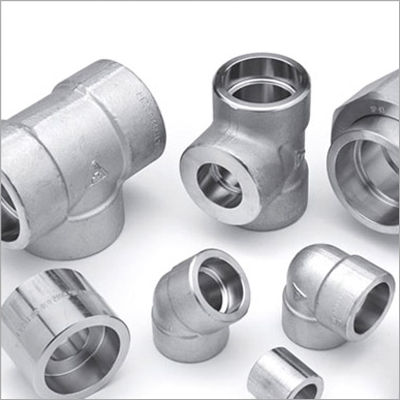 Silver Alloy Steel Threaded Forged Fitting