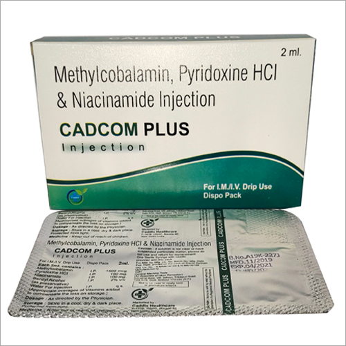 2ml Methylcobalamin Pyridoxine HCI and Niacinamide Injection