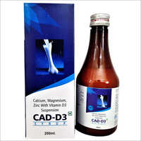 200 ml Calcium Magnesium Zine With Vitamin D3 Suspension