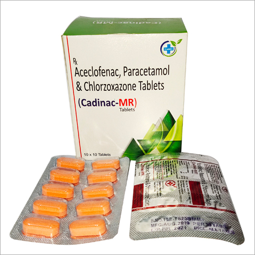 Aceclofenac Paracetamol and Chlorzoxazone Tablets