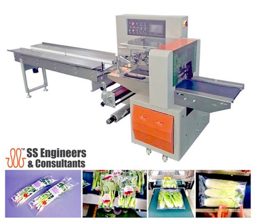 LEAFY VEGETABLE PACKING MACHINE CONVEYOR TYPE