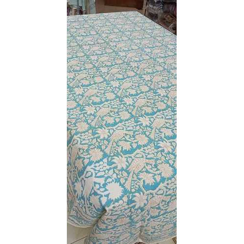 Hand Block Printed Cotton Table Cover