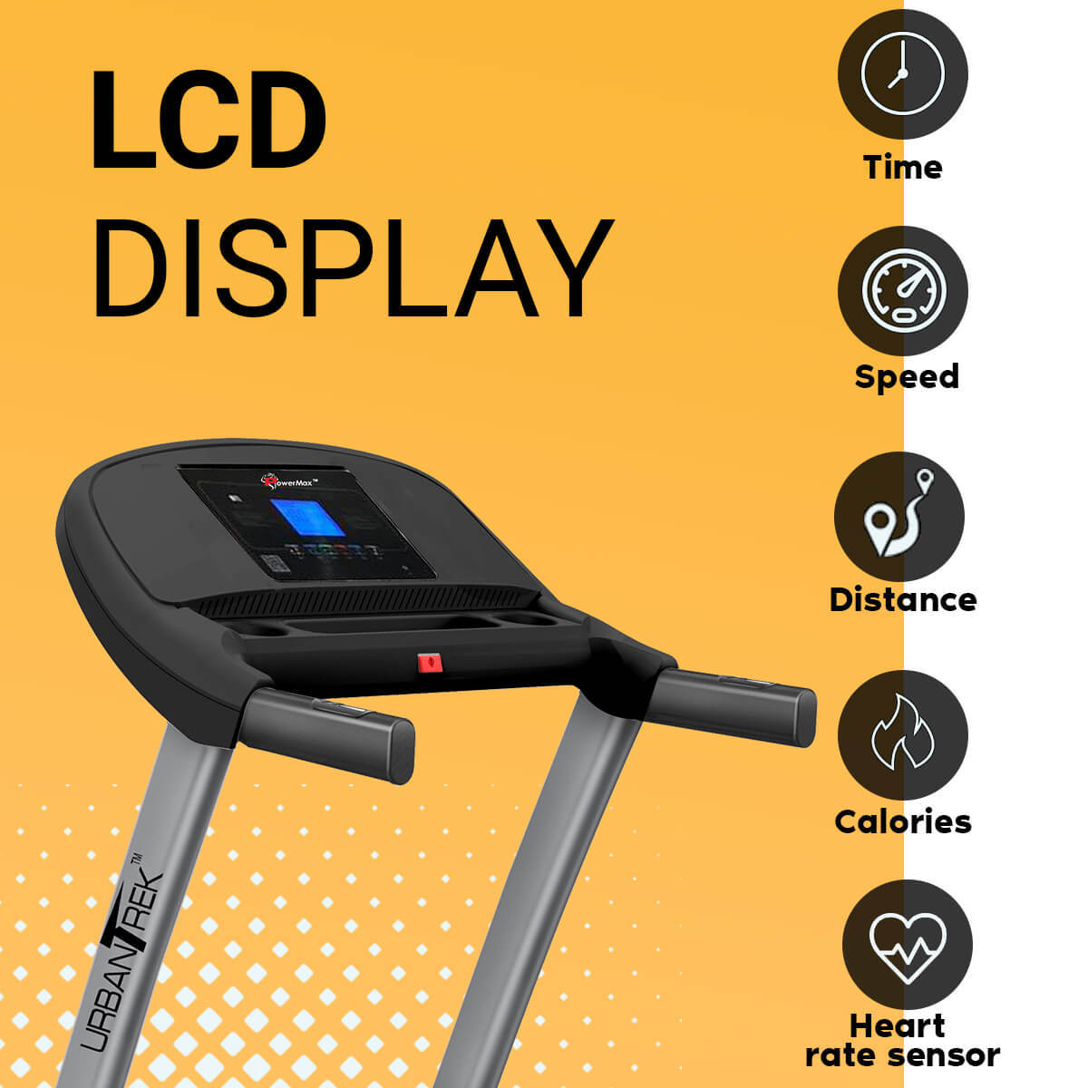 UrbanTrek TD-M1 Motorized Treadmill with Android & iOS Application
