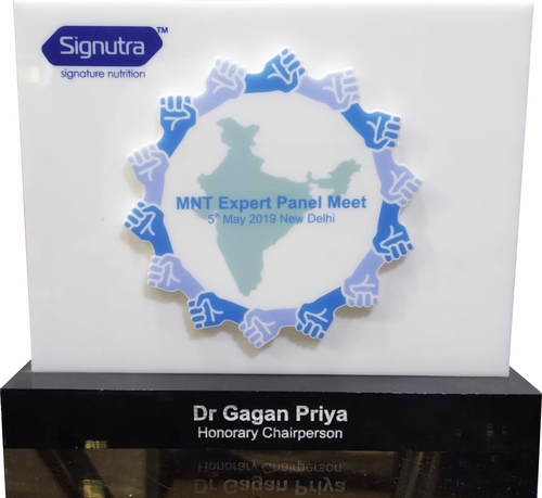 Multicolor Precisely Finished Customized Acrylic Trophy