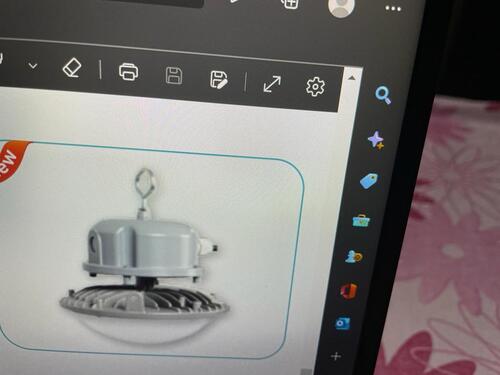 40W WELL GLASS LIGHT