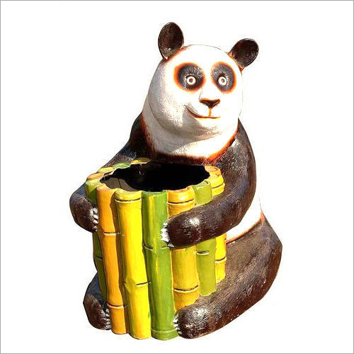 FRP Panda Dustbin