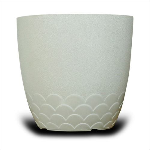 White Flora Pot