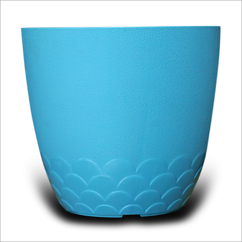 Blue Flora Pot