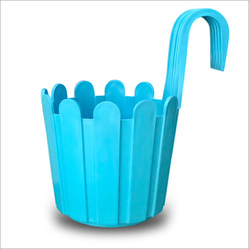 Blue Fence Hook Pot