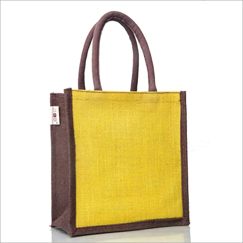 Jute Carry Bag - 12 x 15 Inch | Customizable Color & Design, Durable Jute Material for Promotional and Shopping Use