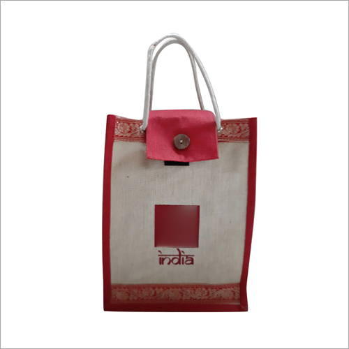 Promotional Jute Bag With Over Lock