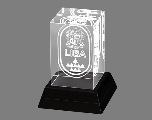 Transparent Modern Style Crystal Cube