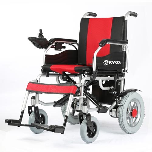 Evox Wc-105 Foldable Small Wheel Power Electric Wheelchair Backrest Height: 395 Millimeter (Mm)