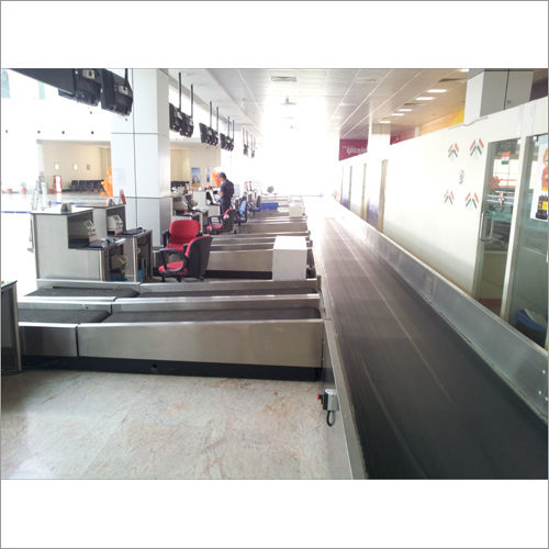 Silver Airport Conveyor