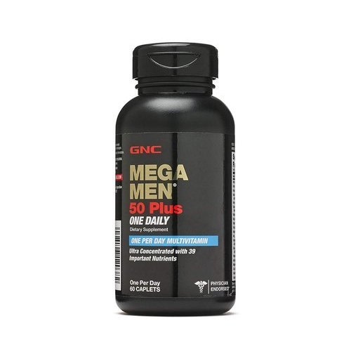 Gnc Mega Men 50 Plus One Daily Caplets Efficacy: Promote Healthy & Growth