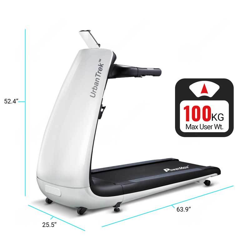 UrbanTrek TD-M6 100% Pre-Installed, Multi-Feature, 100% Flat Treadmill