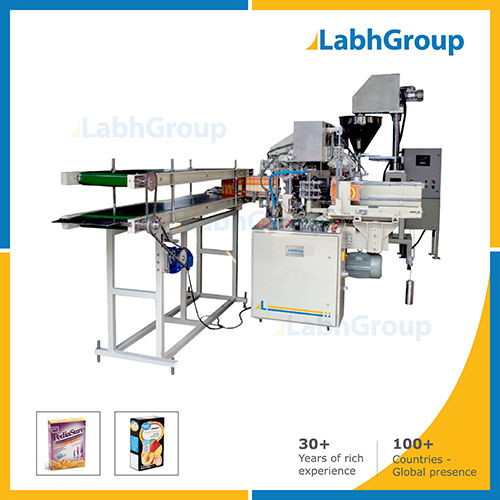 Automatic Lined Carton Packing Machine For Nutrition Energy Powder