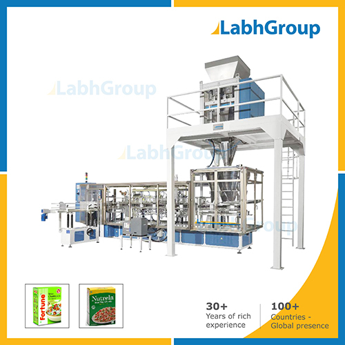 Lined Ceka Paper Carton Packing Machine For Soya Nuggets