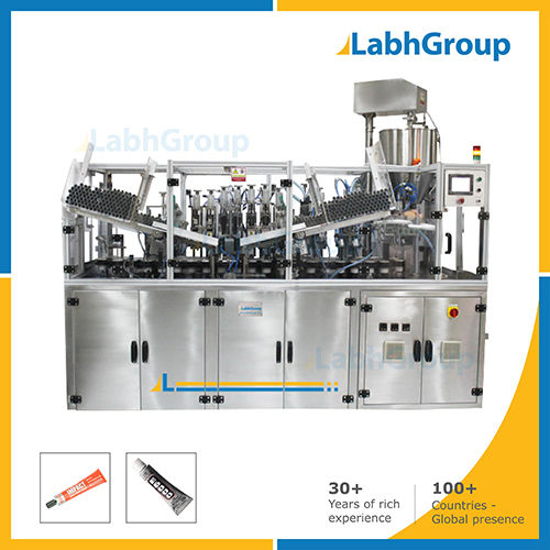 Automatic Adhesive Tube Filling Packing Machine