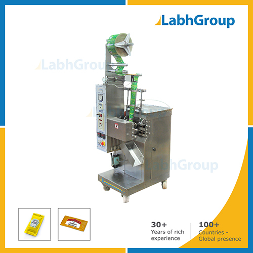 Mustard Soya Sauce Small Sachet Pouch Packing Machine