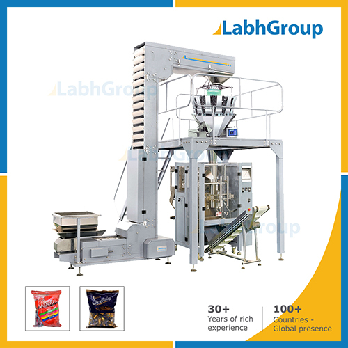 Pouch Packing Machine For Biscuits, Lollipops, Chocolate