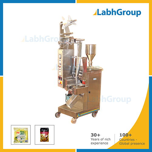 Ginger Garlic Paste Pouch Packaging Machine