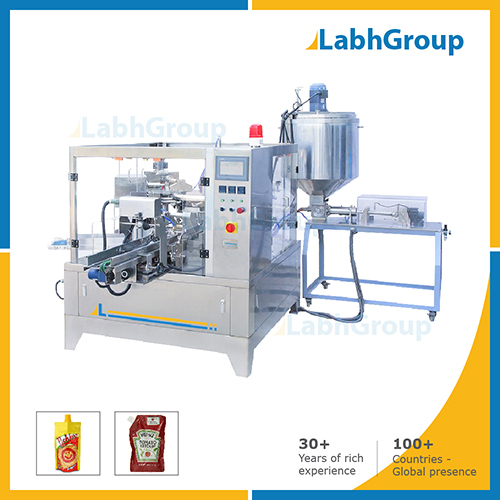Tomato Sauce Liquid Preformed Bags Packing Machine
