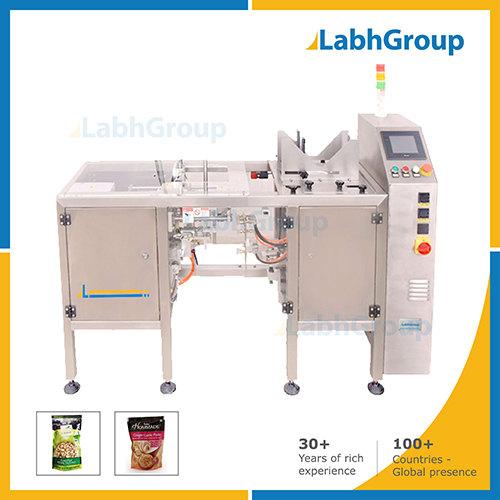 Vertical Pick, Fill & Seal Preformed Pouch Packing Machine