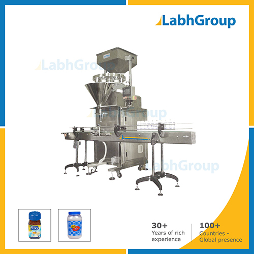Container Bottle Filling Line For Tea, Sugar, Salt
