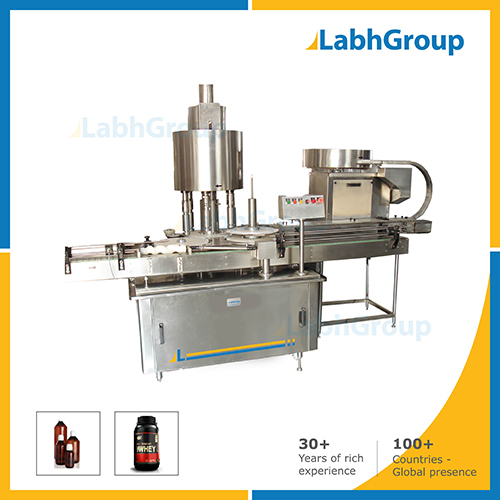 Pick & Place Screw Cap Sealing Machine For Bottles