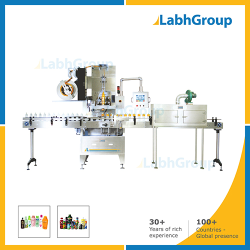 Shrink Label Machine For Plastic And Glass Bottles
