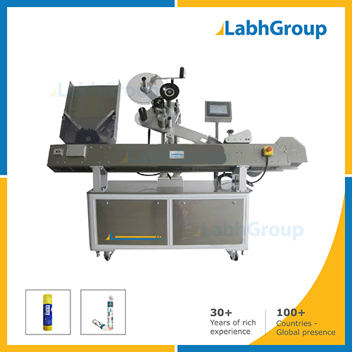 Self-adhesive Sticker Label Machine For Plastic Tubes