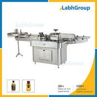 Automatic Paper Labeling Machine For Flat Bottles