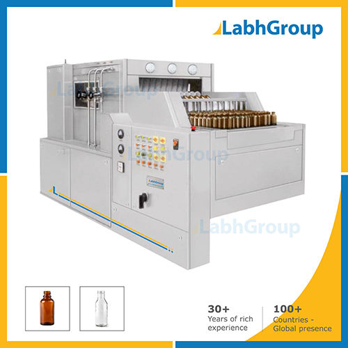 Automatic Linear Plastic And Glass Bottle Rinsing Machine