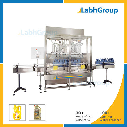 Edible Oil, Lubricant Oil Big Jar Filling Machine