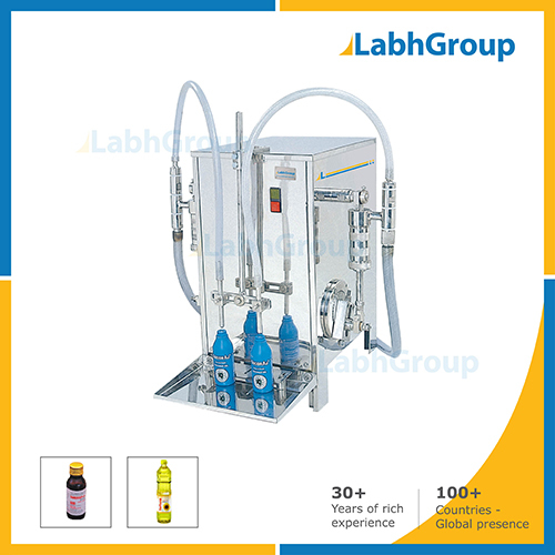 Semi-automatic Edible Oil Liquid Bottle Filling Machine