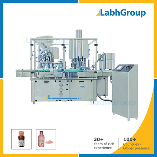 Dry Syrup Bottle Filling Packing Machine