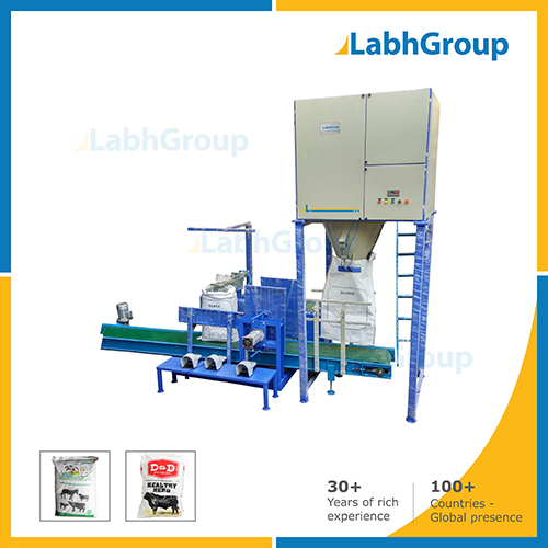 Dry Silage Big Bag Sack Weigh Filling Packing Machine