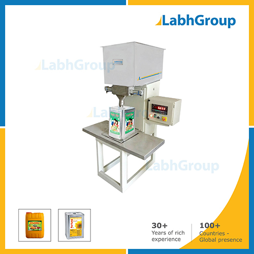 Edible Oil, Lubricant Oil Jar Drum Weigh Filling Machine