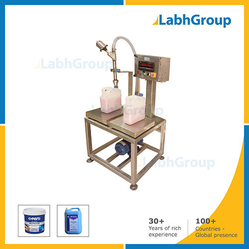 Automatic Paint, Adhesive Liquid Jar Drum Weigh Filling Machine