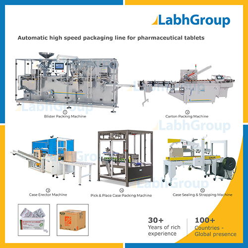 High Speed Packaging Line For Pharmaceutical Tablets