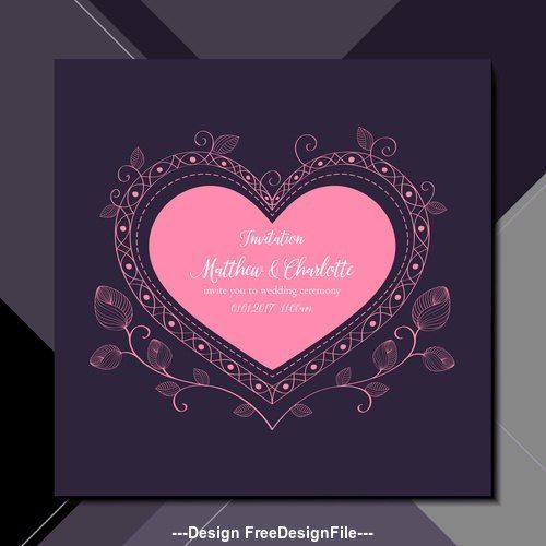 Any Color Matt Wedding Invitation