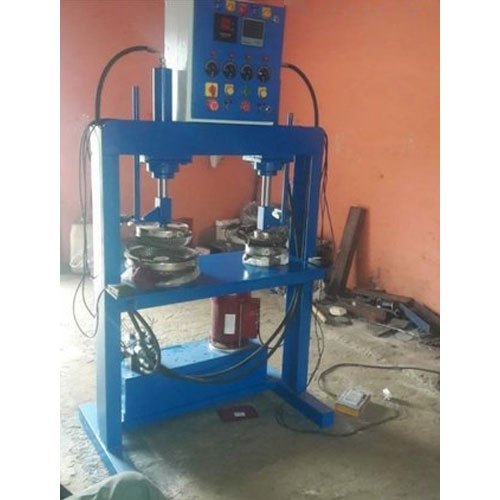 Hydraulic Double Die Paper Thali Making Machine